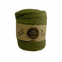 Penye İp Çanta Sepet Paspas Örgü İpi 600 Gram Açık Haki