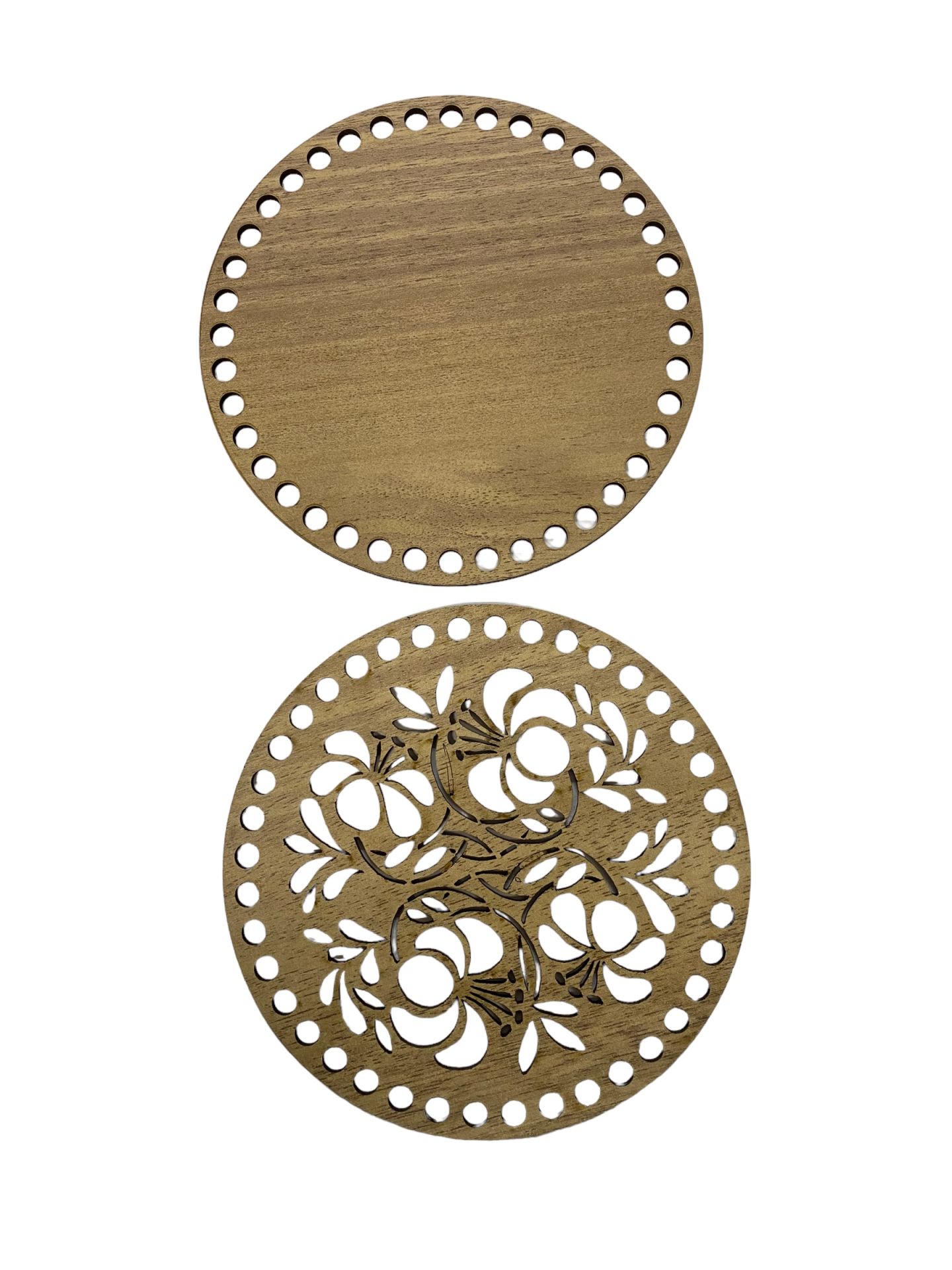 Ahşap Sepet Tabanı 15 cm Açık Meşe Çift Yüz 3 mm MDF