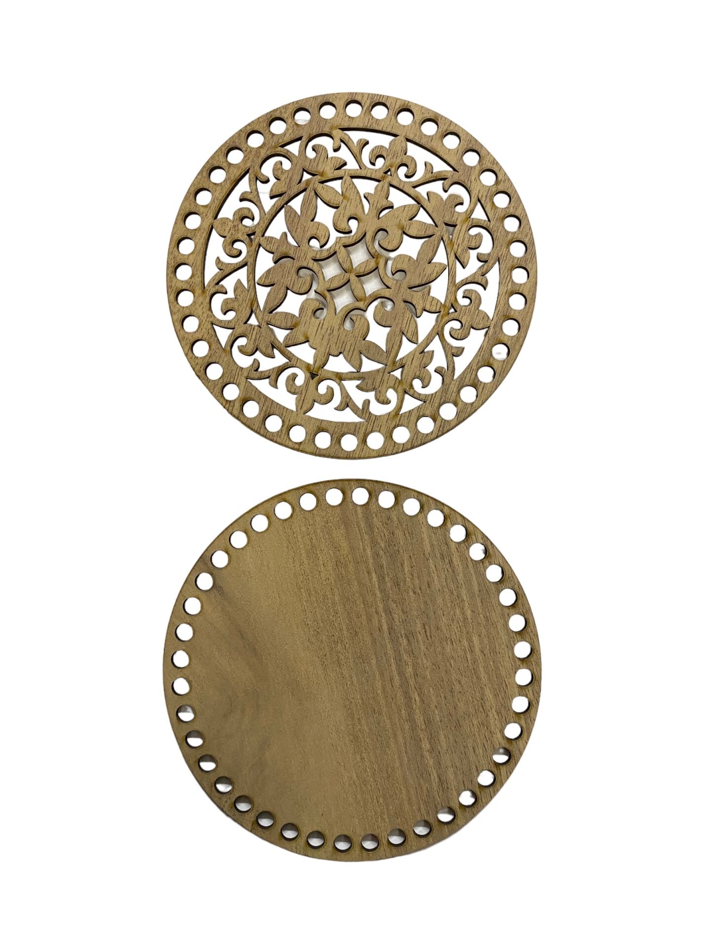 Ahşap Sepet Tabanı 15 cm Açık Meşe Çift Yüz 3 mm MDF
