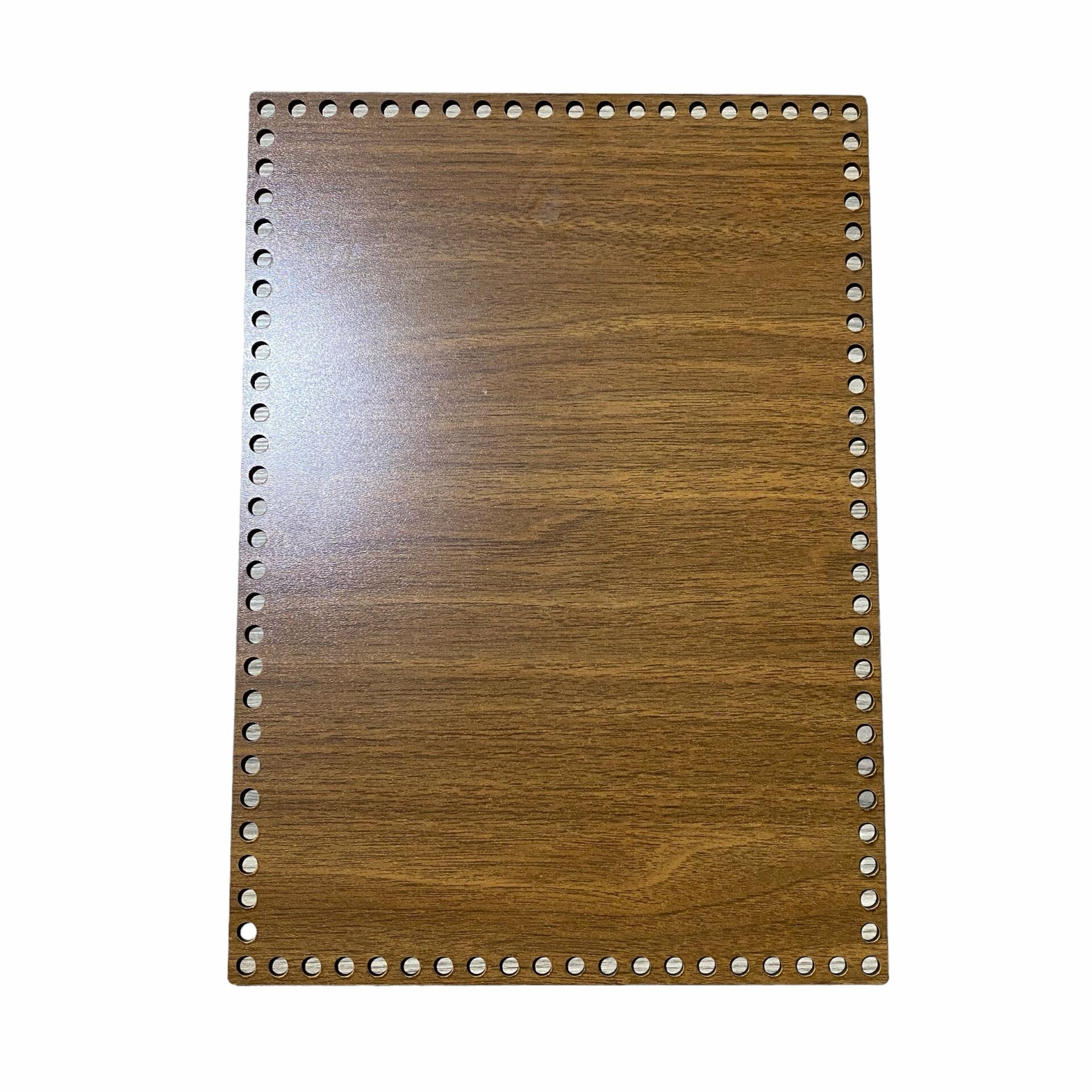 Ahşap Dikdörtgen Sepet Tepsi Tabanı 40X30 cm Ceviz Çift Yüz 3 mm MDF
