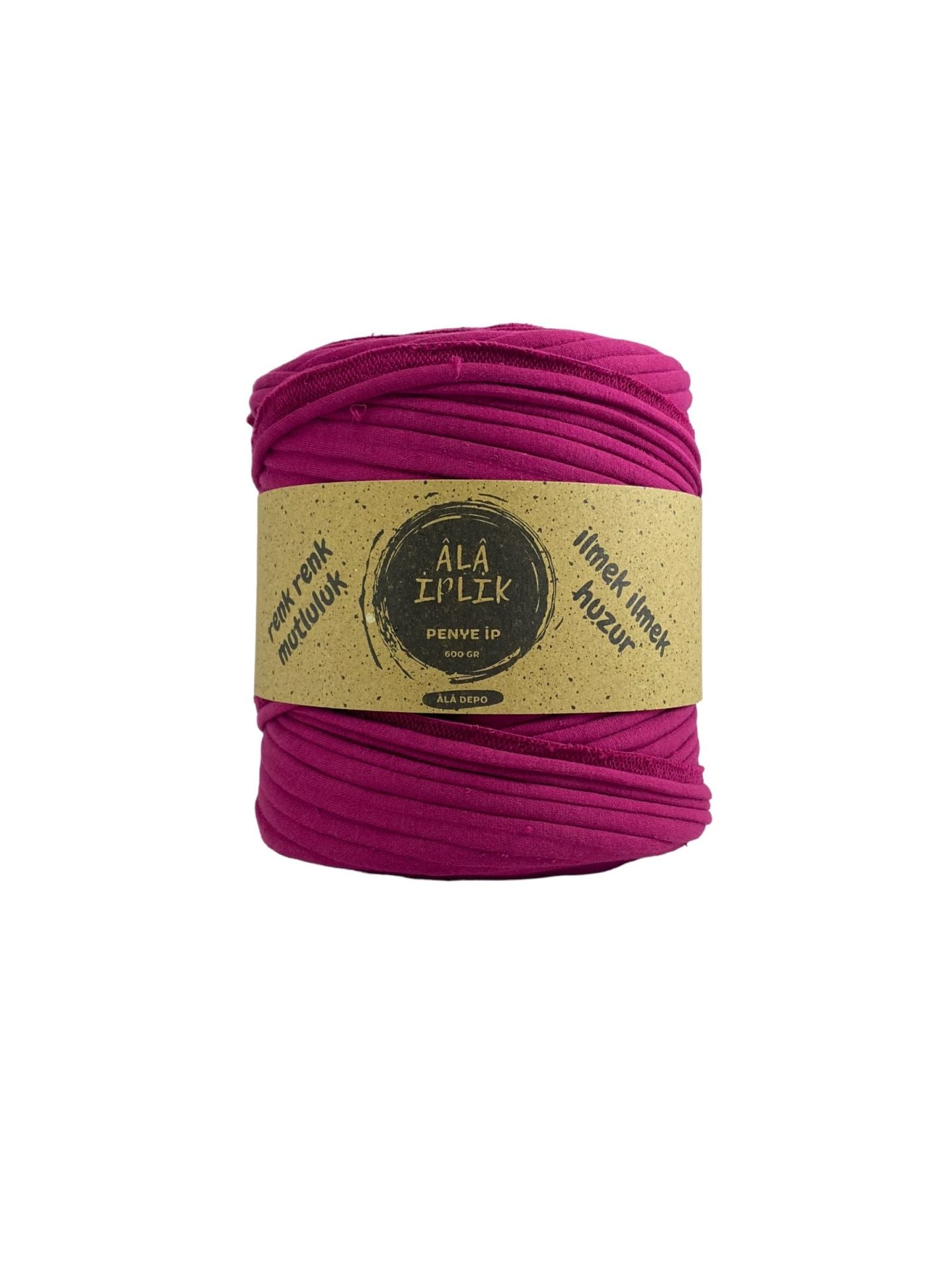 İKİ İPLİK Penye İp 600 Gram Mor Renk