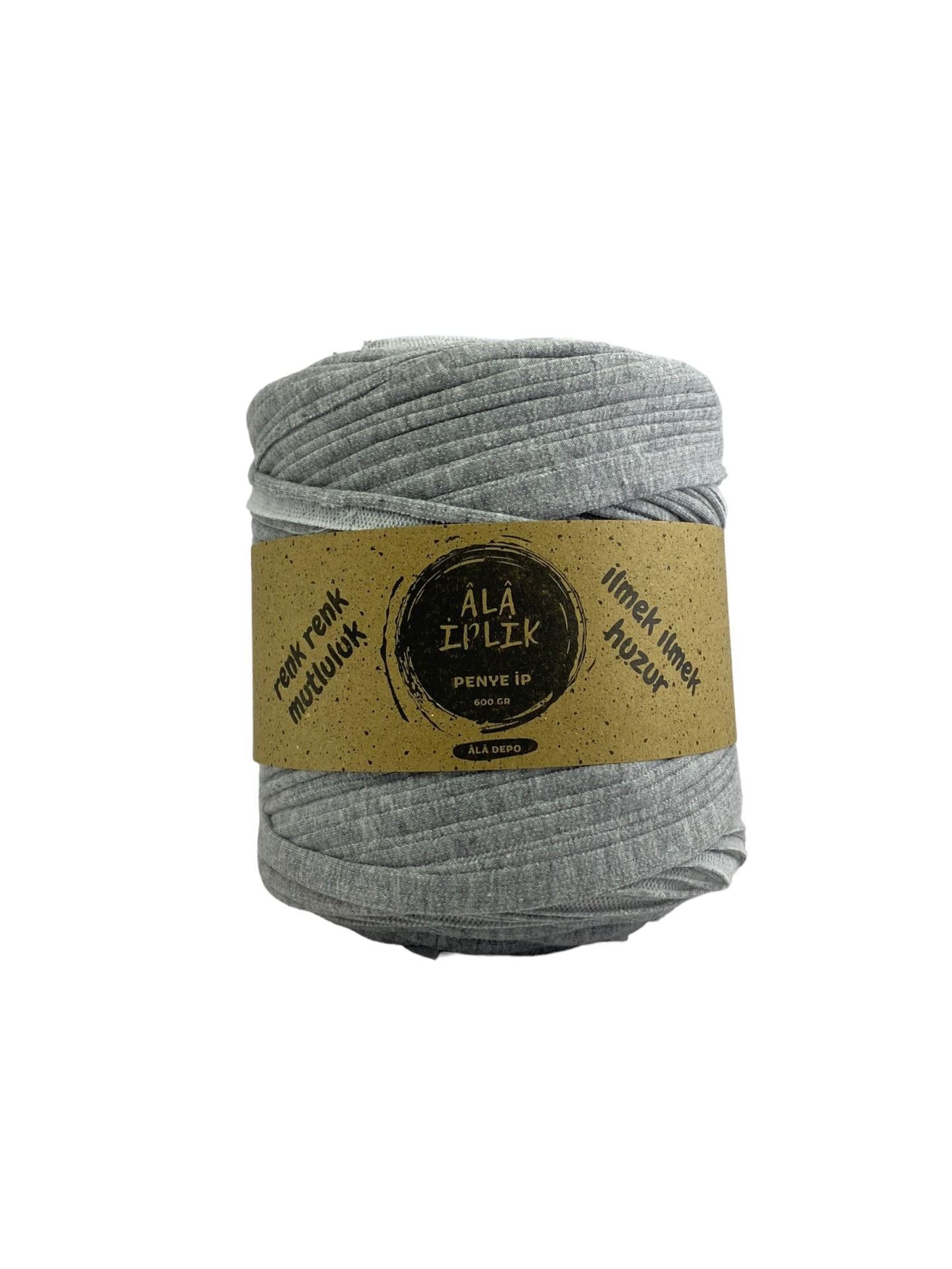 İKİ İPLİK Penye İp 600 Gram Gri Renk