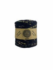 İKİ İPLİK Penye İp 600 Gram Siyah Desenli  Renk
