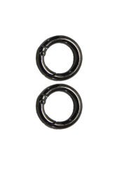 Yaylı Halka 2cm (2 Adet) Siyah