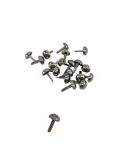 Kabara 12 mm Çanta Aksesuarı 10 Adet Siyah
