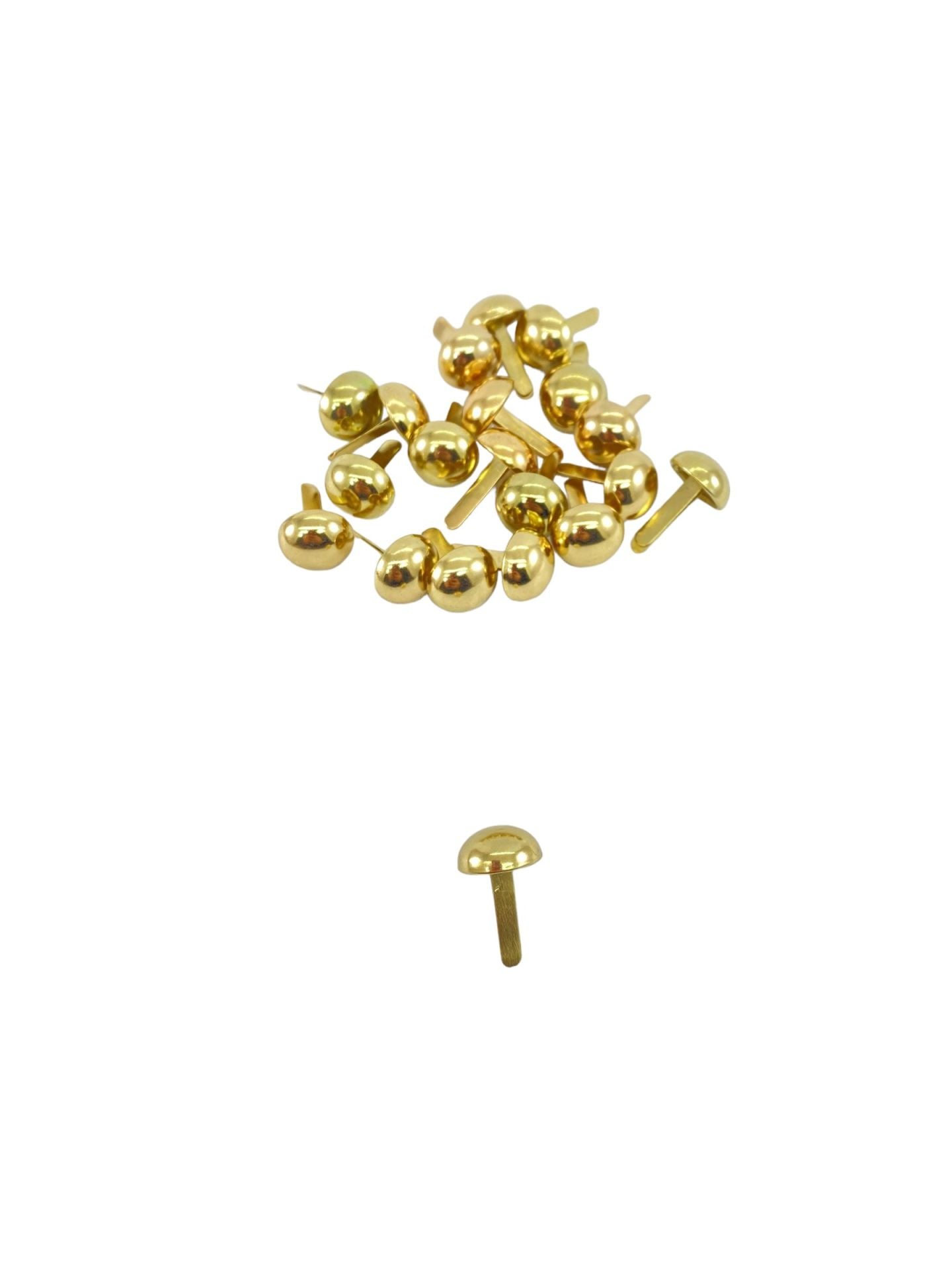 Kabara 12 mm Çanta Aksesuarı 10 Adet Gold