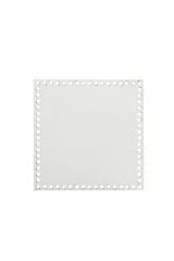 Ahşap Sepet Tepsi Tabanı 15x15 cm Beyaz Çift Yüz 3mm