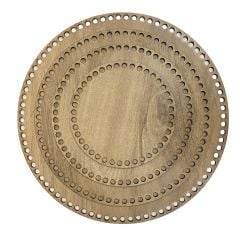 Ahşap Daire Sepet Tepsi Tabanı Meşe 4 'lü