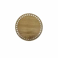 Ahşap Daire Sepet Tepsi Tabanı Meşe 4 'lü