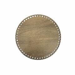 Ahşap Daire Sepet Tepsi Tabanı Meşe 4 'lü