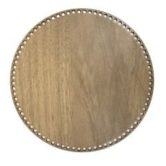 Ahşap Daire Sepet Tepsi Tabanı Meşe 4 'lü