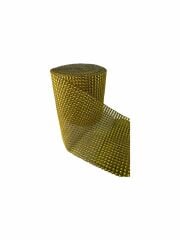 1 Metre Şerit Taş Gold Renk 24 Sıralı