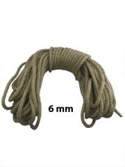 Jüt Halat 6 Mm 10 Metre Hasır İp Urgan İpi Dekoratif İp