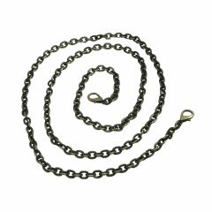 Metal Çanta Zinciri İthal 0,7mm Kancalı Antik Renk