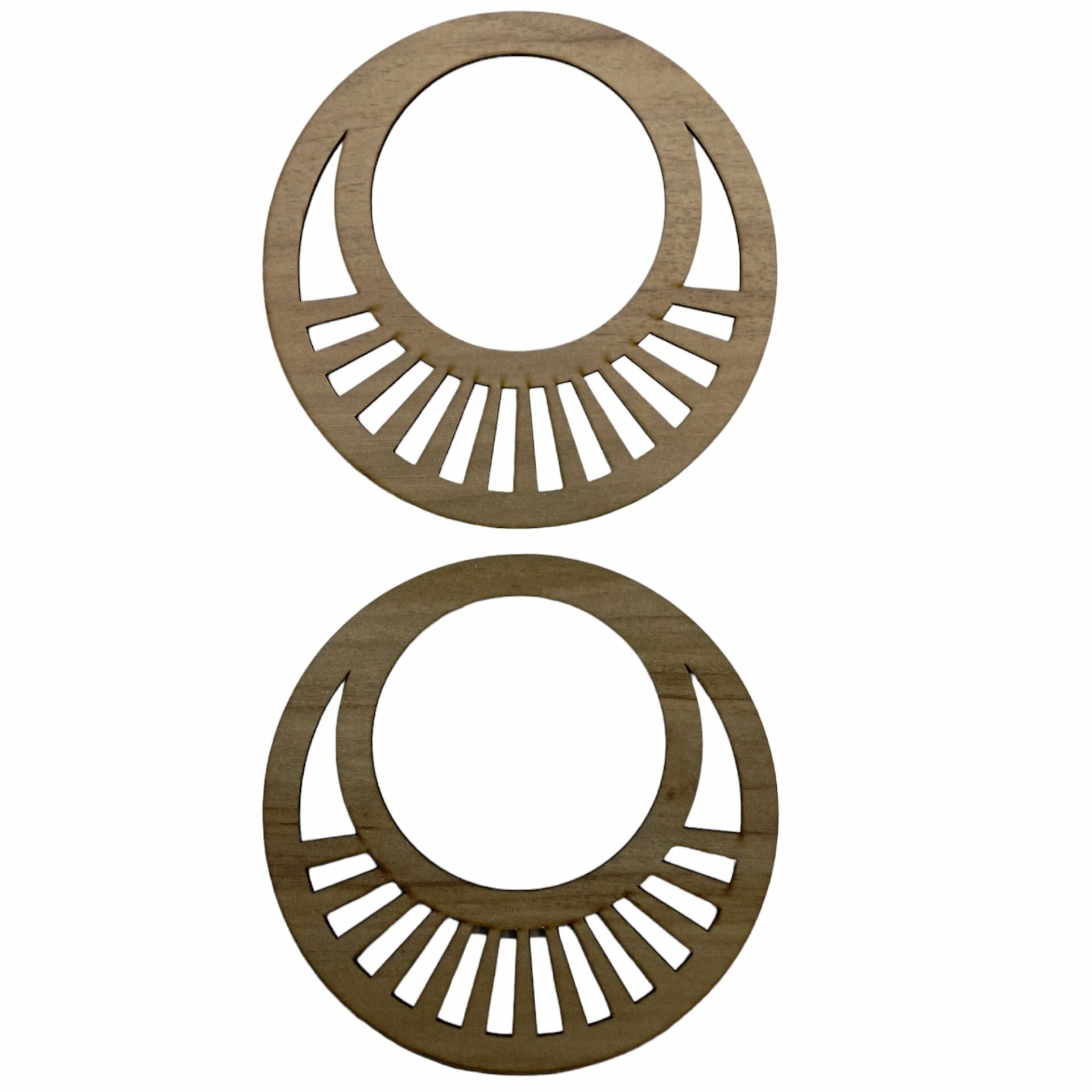 Ahşap Çanta Sapı Mdf Kulp Açık Meşe Zebra Desen  (1 Çift)