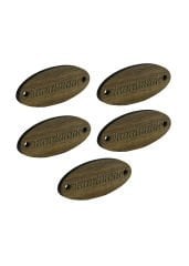 Ahşap Rustik Handmade (El Yapımı) Etiketi 5 Adet