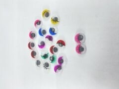 15 mm 20 'li Oynar Göz Renkli