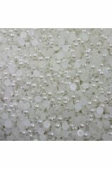 10mm Yarım Inci Krem 25gr (100 - 105 Adet )