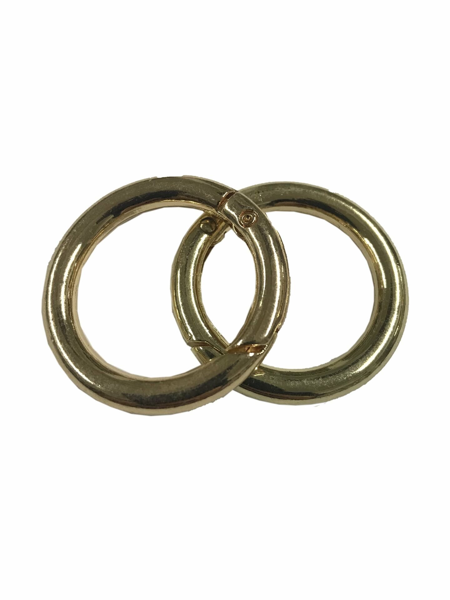 Yaylı Halka 2,5 cm (2 Adet) Light Gold