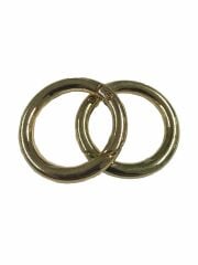 Yaylı Halka 2,5 cm (2 Adet) Light Gold