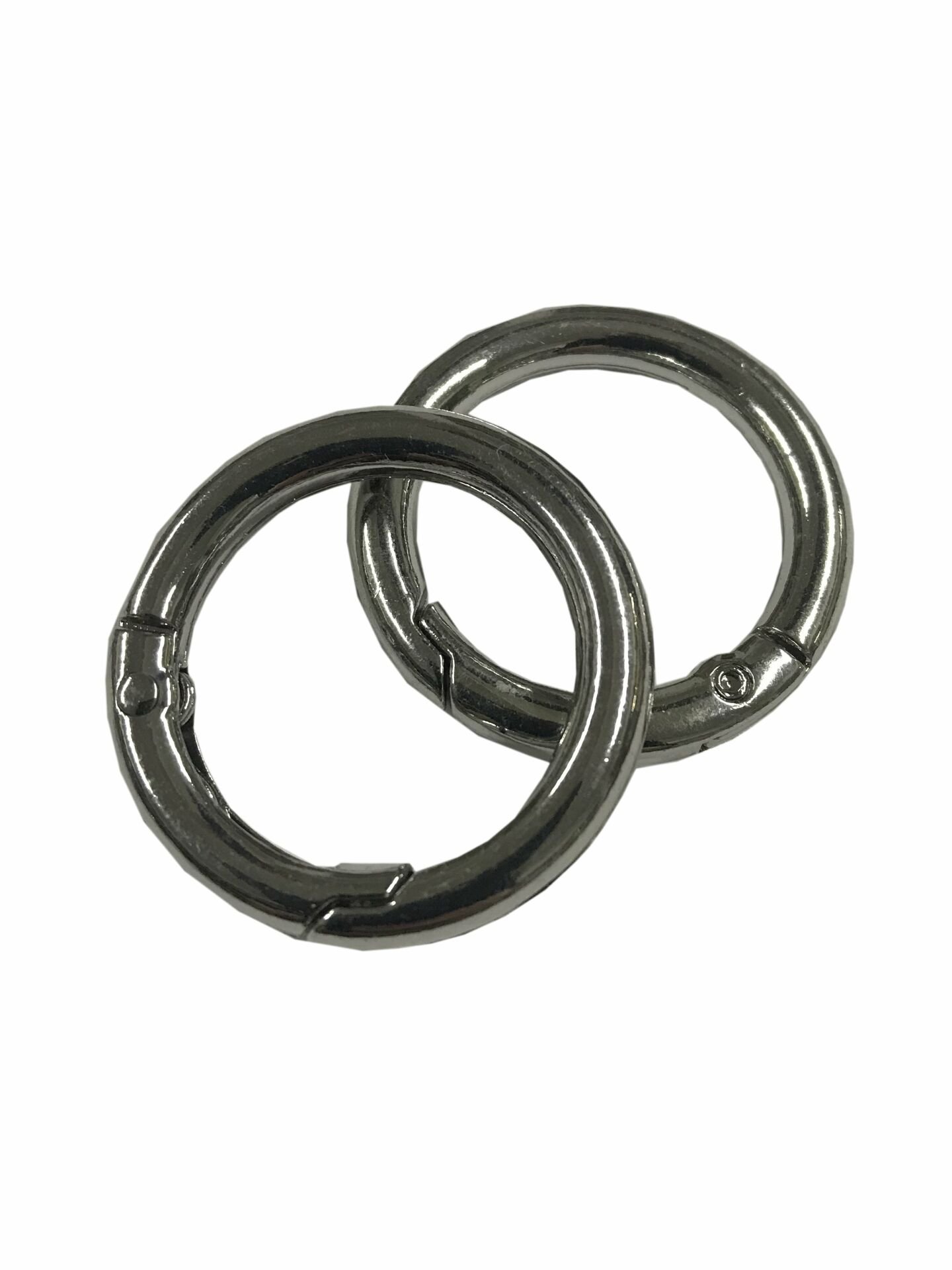 Yaylı Halka 2,5 cm (2 Adet) Gümüş Renk