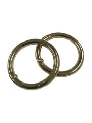 Yaylı Halka 3 cm (2 Adet) Light Gold