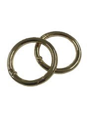 Yaylı Halka 3 cm (2 Adet) Light Gold