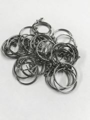 Anahtarlık Halkası Gümüş Renk 25 mm 50 Adet