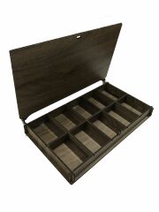 Yarım İnci Süsleme Boncuk Seti 10 Çeşit (10X25 Gram)(AHŞAP KUTULU)