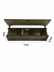 Ahşap Boncuk Makrome Süsleme Seti 3x20 Gram (AHŞAP KUTULU)