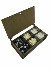 Yarım İnci  Süsleme Boncuk Seti 6 x 20 Gram (AHŞAP KUTULU)