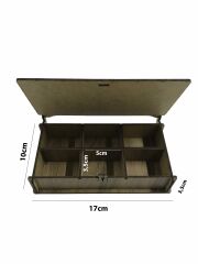 Yarım İnci  Süsleme Boncuk Seti 6 x 20 Gram (AHŞAP KUTULU)