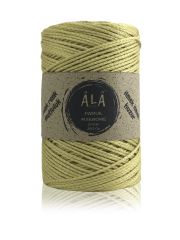 Pamuk Makrome İpi 2mm Cotton Zincir Makrome Çanta İpi Supla İpi Koton İp 250 Gram Hardal