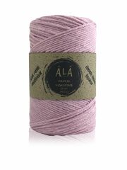 Pamuk Makrome İpi 2mm Cotton Zincir Makrome Çanta İpi Supla İpi Koton İp 250 Gram Pembe