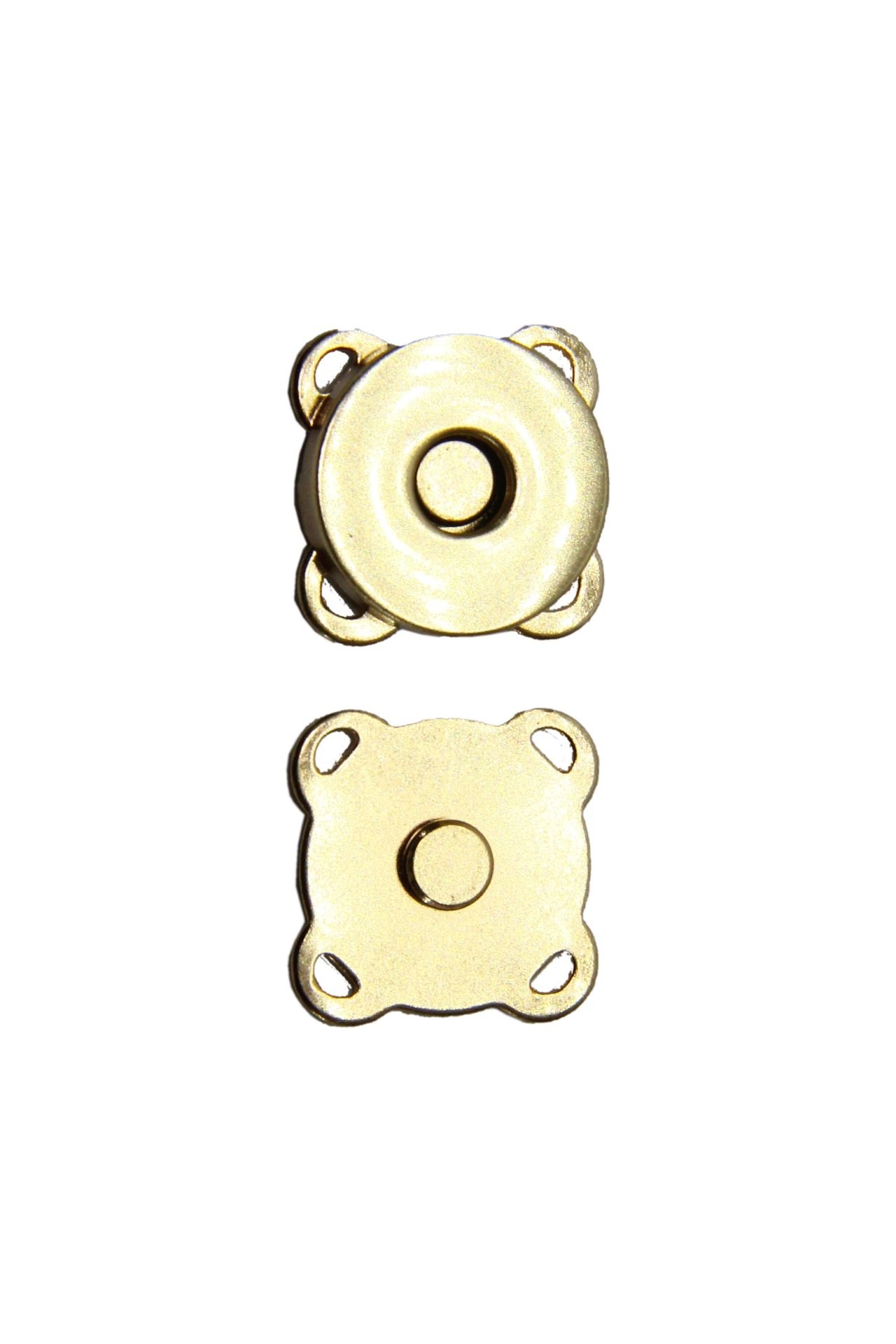 Mıknatıslı Çıtçıt Dikilebilir Çanta Aksesuarı Gold (1 Adet)