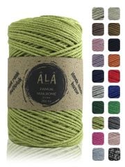 Pamuk Makrome İpi 2mm Cotton Zincir Makrome Çanta İpi Supla İpi Koton İp 250 Gram Fıstık