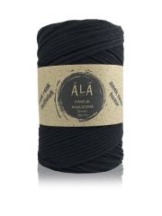 Pamuk Makrome İpi 2mm Cotton Zincir Makrome Çanta İpi Supla İpi Koton İp 250 Gram Siyah