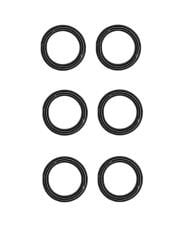 Halka 2cm (yaysız) Çanta Aksesuarı 6 Adet Siyah Renk