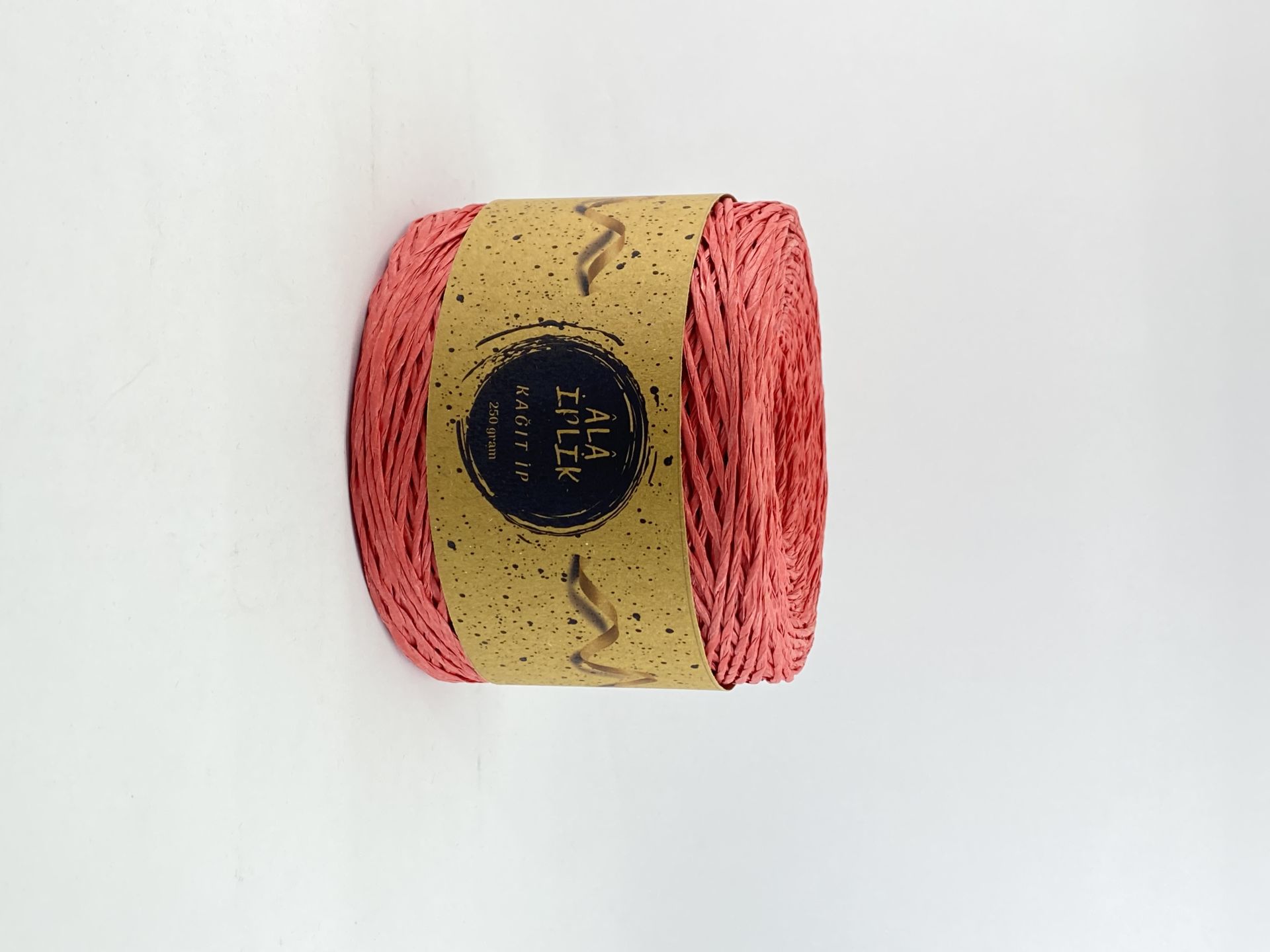 Kağıt İp Çanta Supla Şapka Örgü İpi 250 Gram Kırmızı