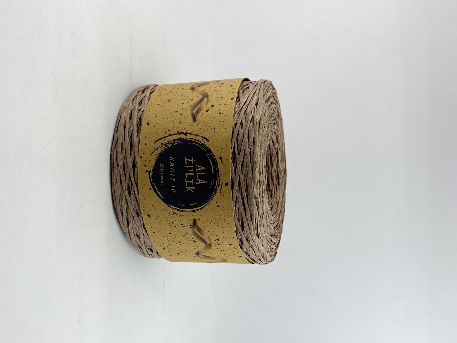 Kağıt İp Çanta Supla Şapka Örgü İpi 250 Gram Kahverengi