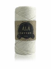 Cotton Panç Amigurumi Koton Punch İpi 1,5mm - 100 Gram Kırık Beyaz (Ekru)