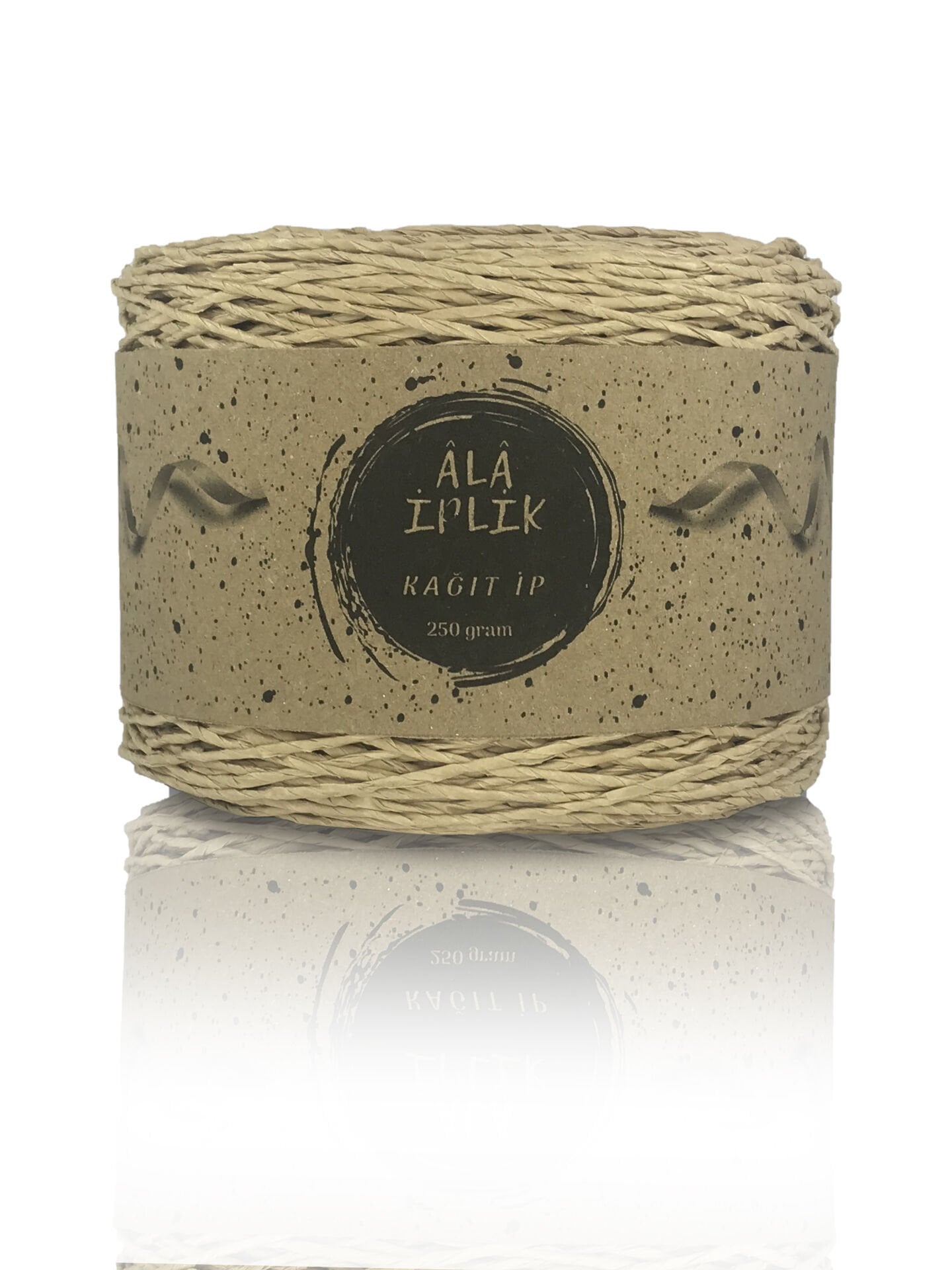 Kağıt İp Çanta Supla Şapka Örgü İpi 250 Gram Naturel