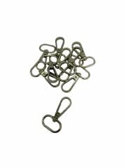 2 cm Kanca Çanta Aksesuarı (10 Adet) Gümüş