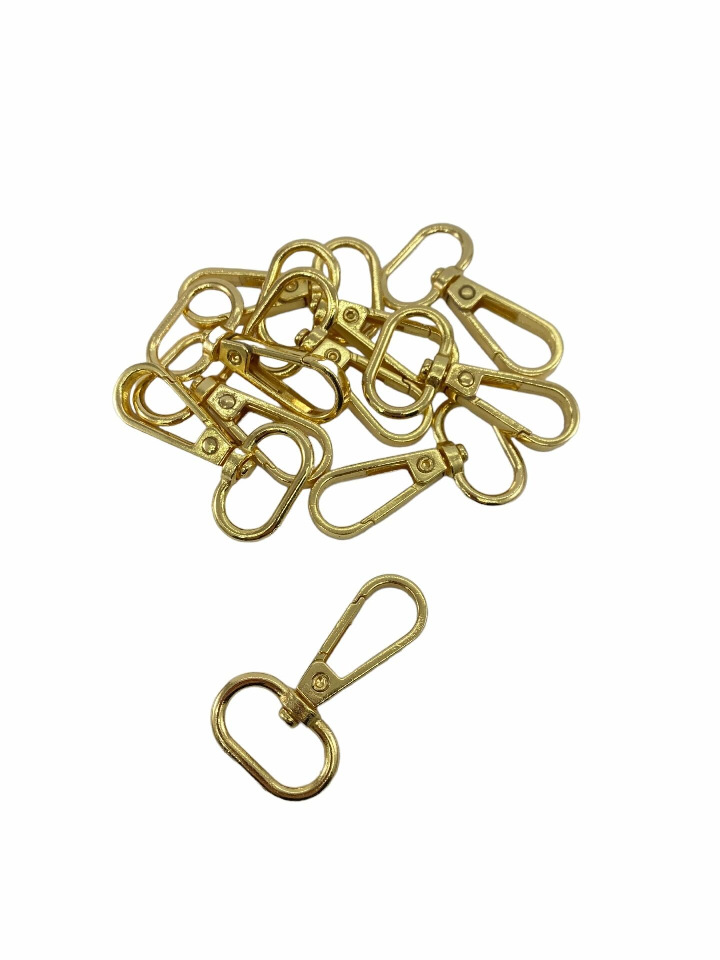 2 cm Kanca Çanta Aksesuarı (10 Adet) Gold
