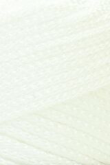 2 mm - 200 gr Polyester (PP) Makrome İpi 230 Mt Beyaz