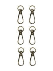 Kanca 1 cm Çanta Aksesuarı (6 Adet) Light Gold