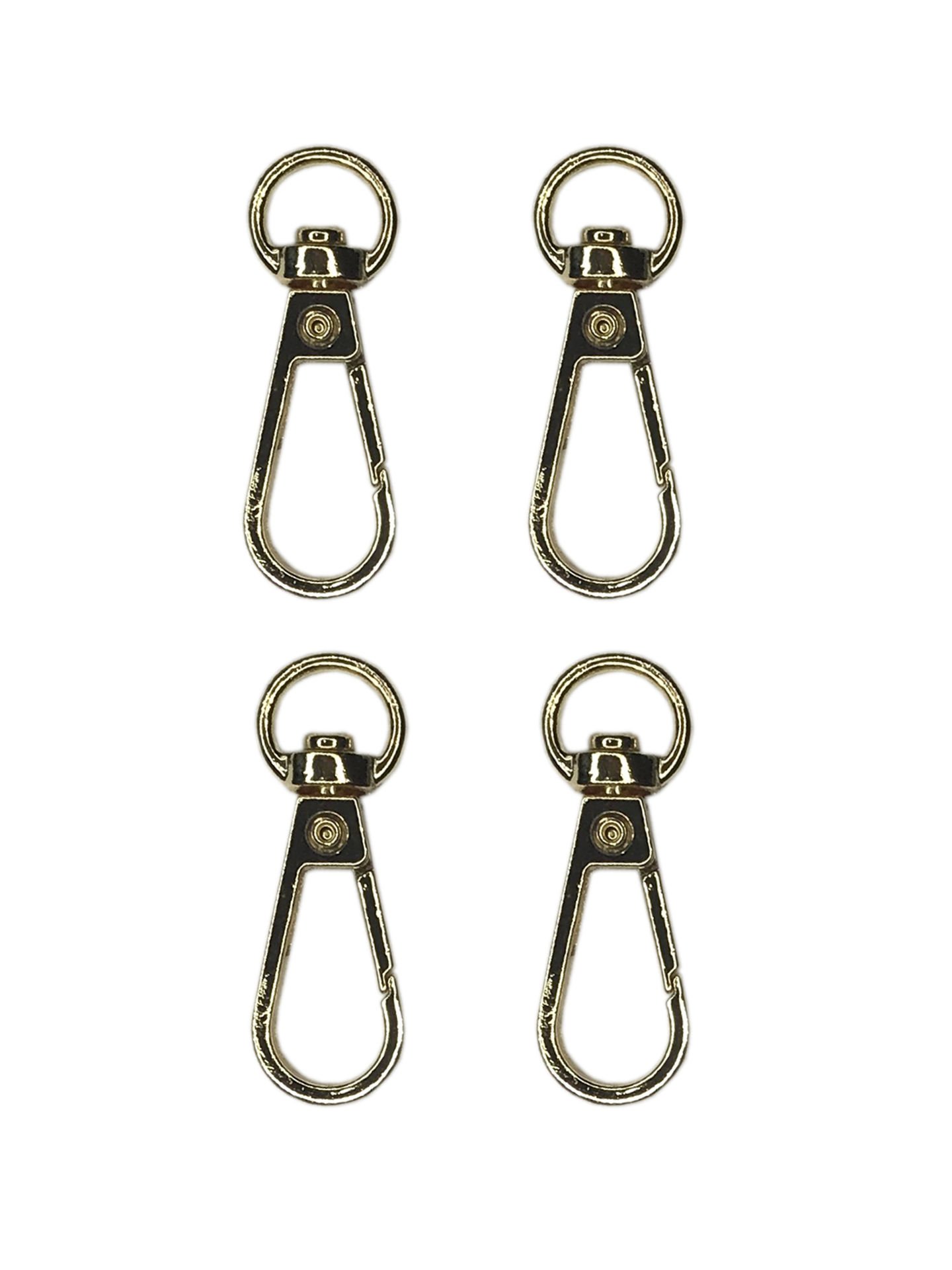 Kanca 1 cm Çanta Aksesuarı (4 Adet) Light Gold