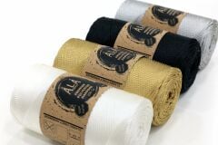 Premium Polyester Makrome İp (Süper Parlak) 2mm- 200Gr İnci Beyaz