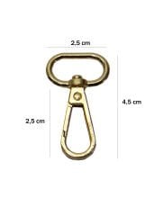 Kanca 2 cm (4 Adet) Light Gold