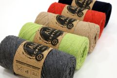 Cotton Panç Amigurumi İpi Koton Punch İpi 1,5mm - 100 Gr Antrasit